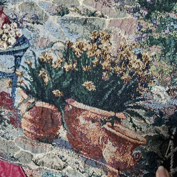 Vintage Portrait Tapestry Vest 3X - Picture 5 of 11